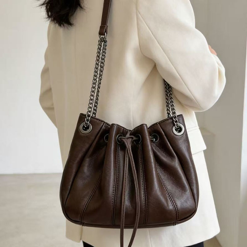 Luxury Quilted Bags - Fashion Drawstring Bucket Bag Luxury Quilting