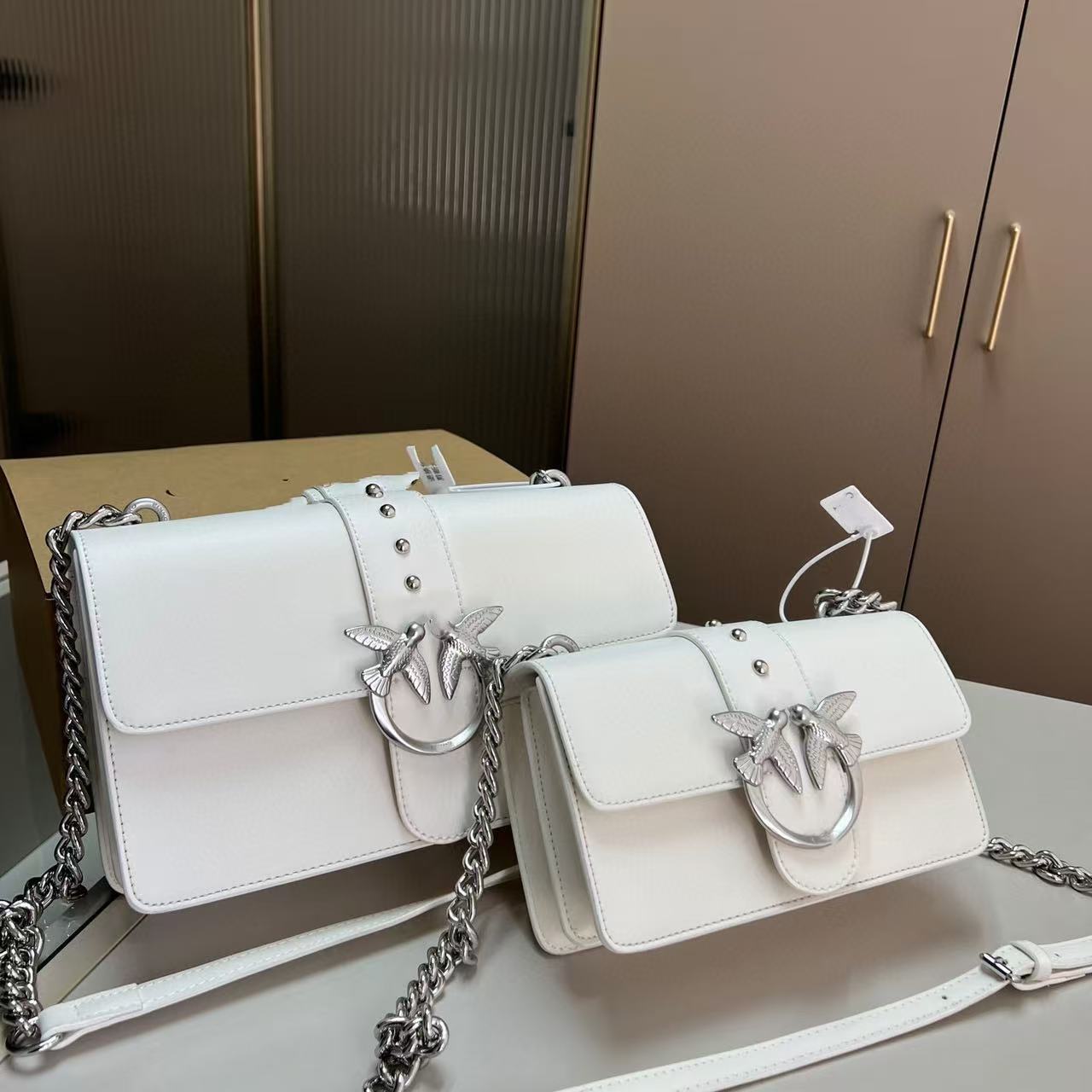Luxury Quilted Bags - Women Classic Double Swallow Underarm Bag,