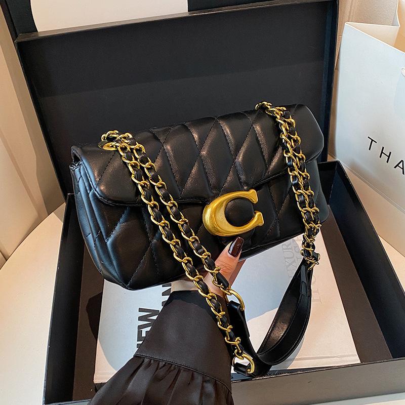 Luxury Quilted Bags - Women Quilted Leather Shoulder Bag Luxury