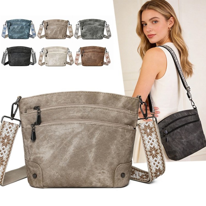 Luxury Bags Paris - Elegant Large Capacity Leather Diaper Bag