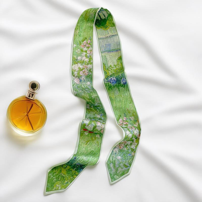 Luxury Bags Casual - Prints Long Hairband Skinny Neckerchief Women