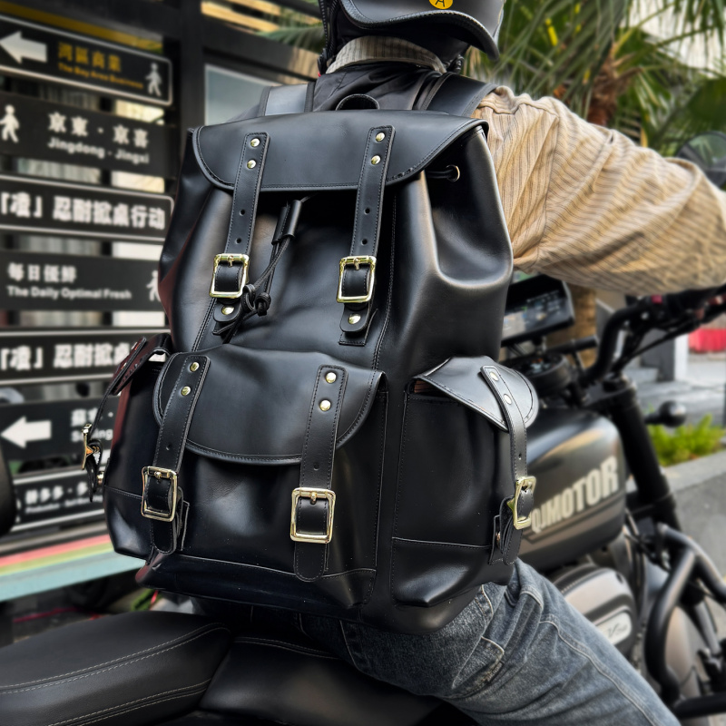 New Arrivals Leather Backpack  - đánh giá và giá Genuine Leather Backpack