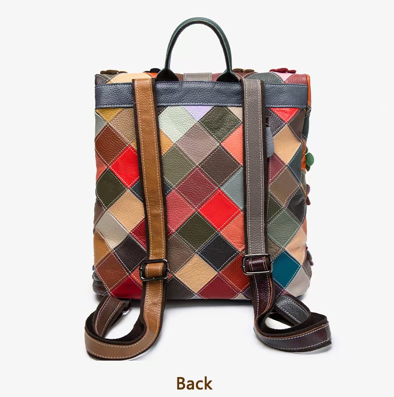 Vintage Women Genuine Leather  - đánh giá và giá Genuine Leather Backpack
