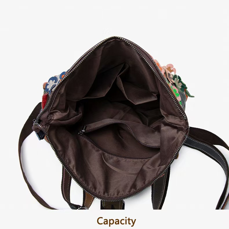 Vintage Women Genuine Leather  - đánh giá và giá Genuine Leather Backpack