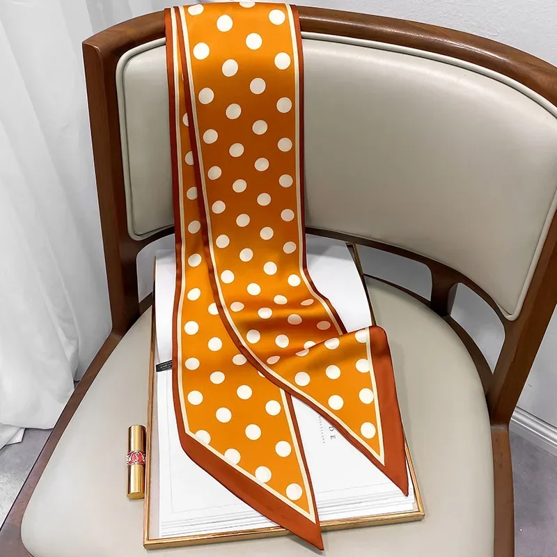 Design Print Skinny Scarf Plai - đánh giá và giá Luxury Bags Brands