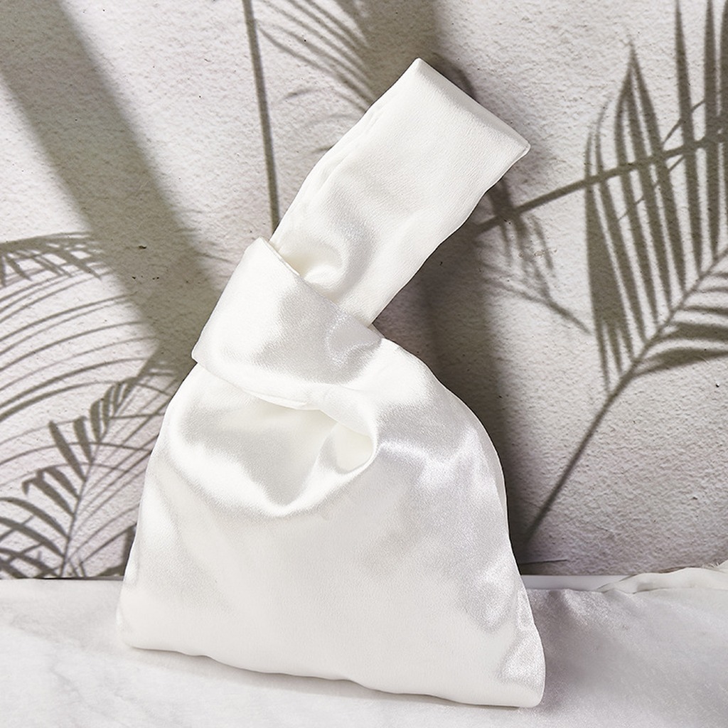 Women Silk Satin Knot Wrist Ba - đánh giá và giá Luxury Bags Japan