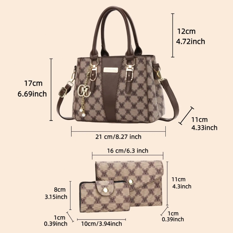 Light luxury high-end letter p - đánh giá và giá Luxury Bags With Zipper