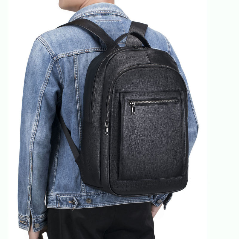 Super Leather Double Shoulder  - đánh giá và giá Genuine Leather Backpack