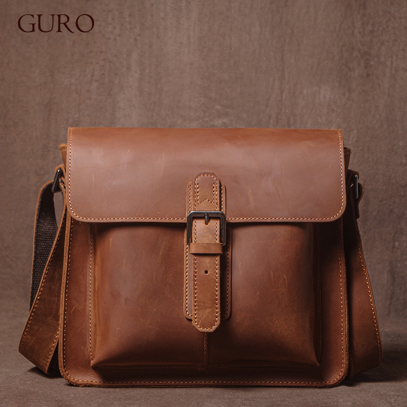 GURO Luxury Brand Genuine Leat - đánh giá và giá Luxury Bags For Men Brands