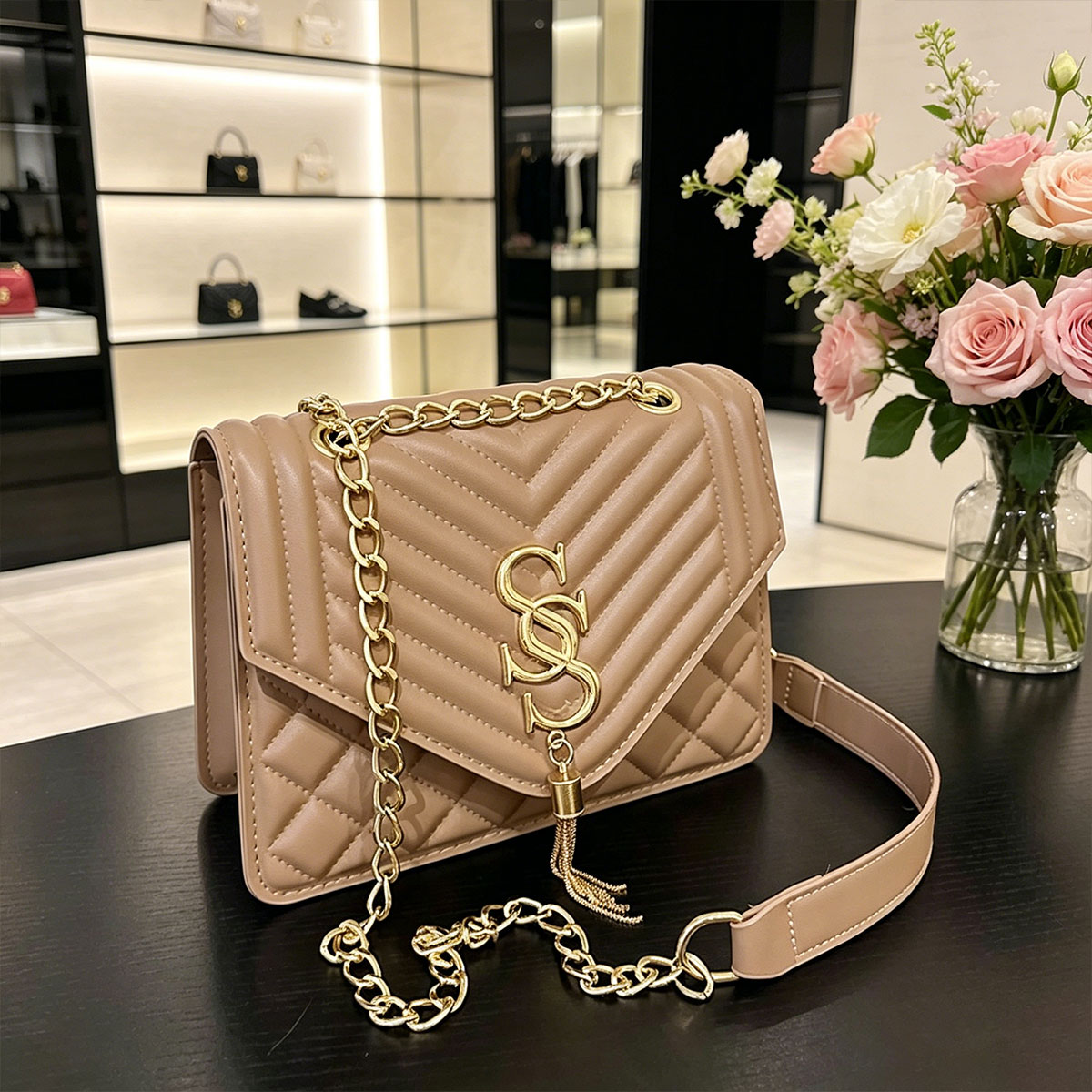 Light Luxury Elegant Argyle Qu - đánh giá và giá Luxury Quilted Bags