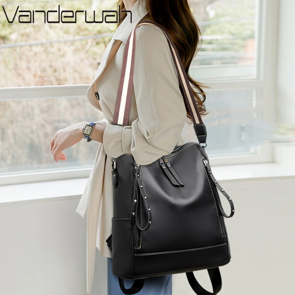 Thương Hiệu Cao Cấp Ba Lô Da M - đánh giá và giá Genuine Leather Backpack