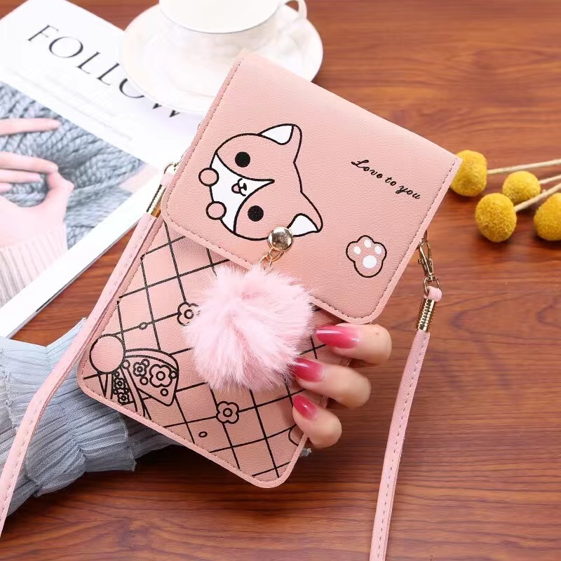 Cute Cartoon Pattern Touch-Scr - đánh giá và giá Shoulder Bag Slouchy