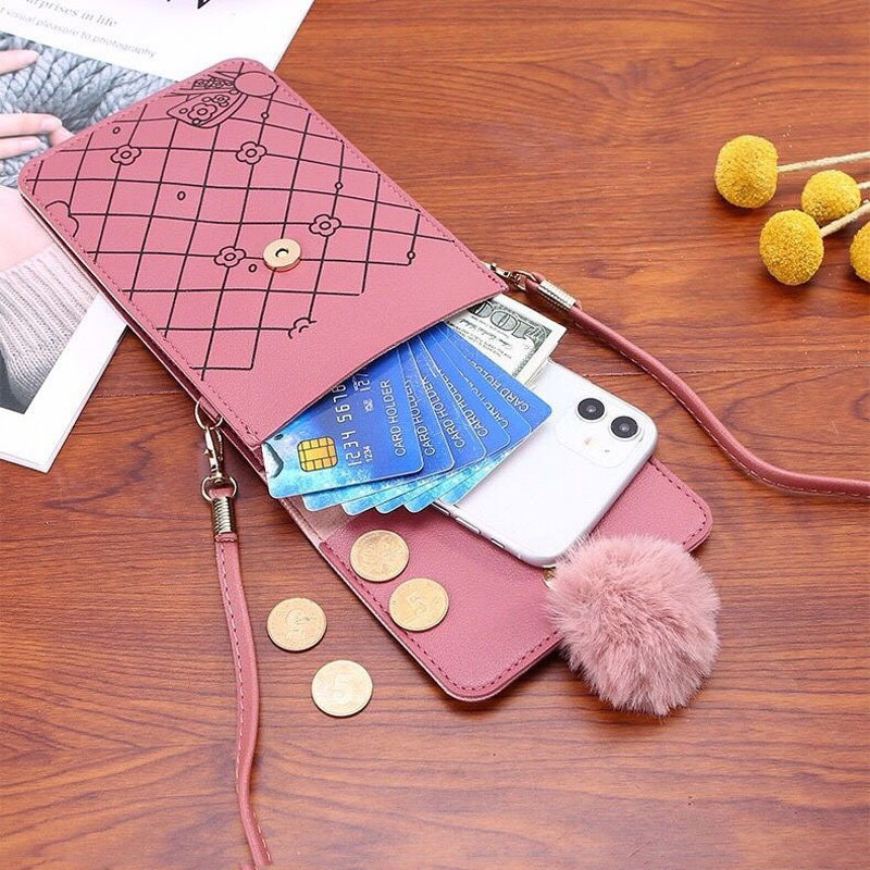Cute Cartoon Pattern Touch-Scr - đánh giá và giá Shoulder Bag Slouchy