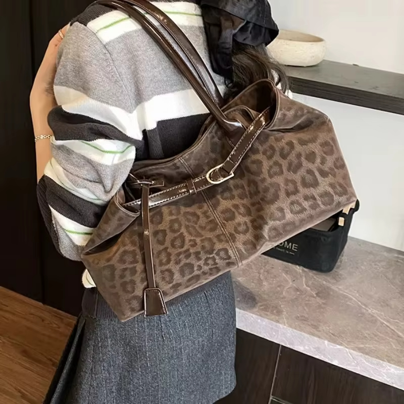 Leopard PU Leather Shoulder Ba - đánh giá và giá Luxury Bags 2026 Trends