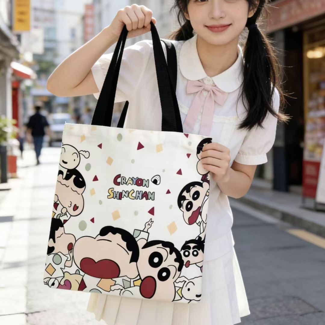 2026 New Crayon Shin-chan Canv - đánh giá và giá Shoulder Bag Slouchy