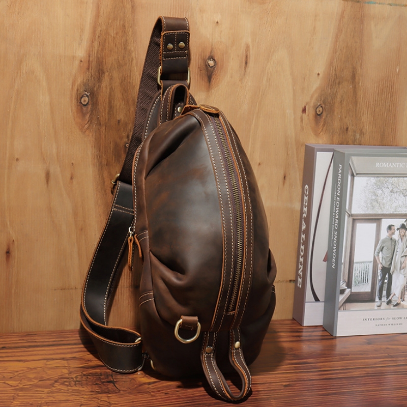 Fashion Design Luxury Men's Sl - đánh giá và giá Genuine Leather Backpack