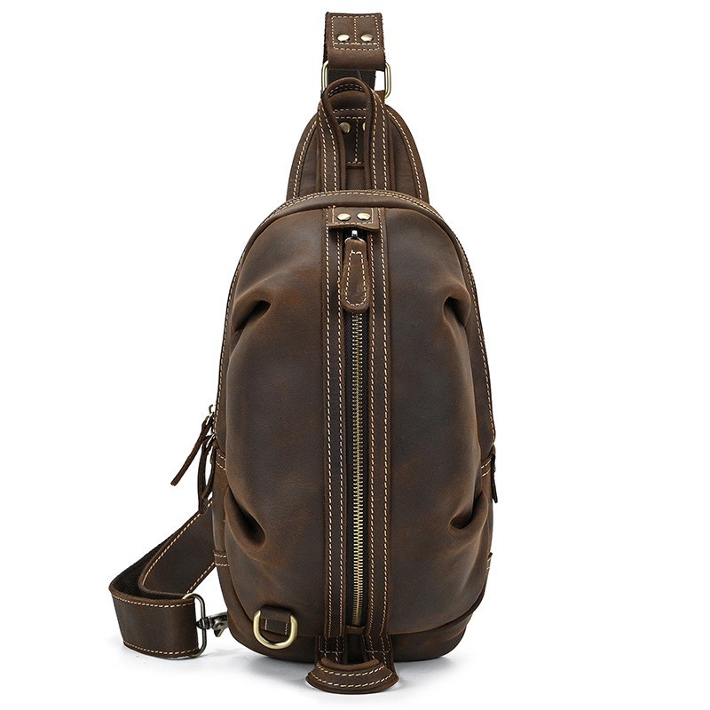 Fashion Design Luxury Men's Sl - đánh giá và giá Genuine Leather Backpack